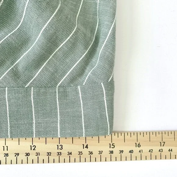 Vero Moda vmserena Strap Bra Top Bustier Smocked Green Stripe Crop Prep Tailored - Picture 8 of 11